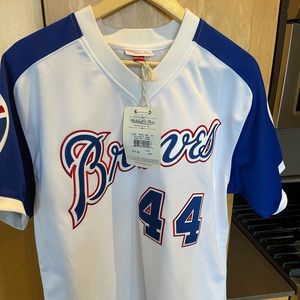 Mitchell and ness Hank Aaron Jersey